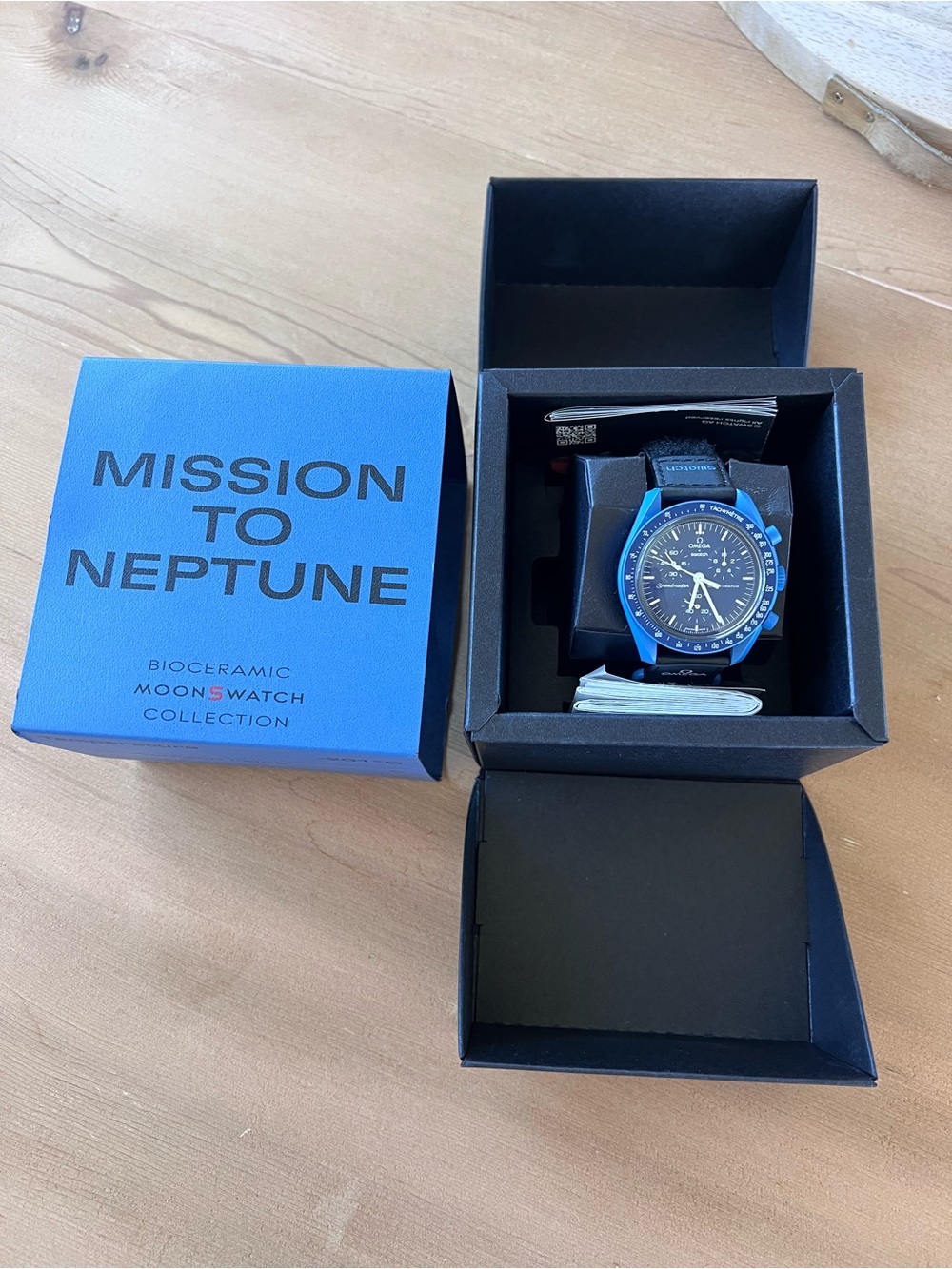 Omega Blue Bioceramic Moonwatch - Picture 1 of 3